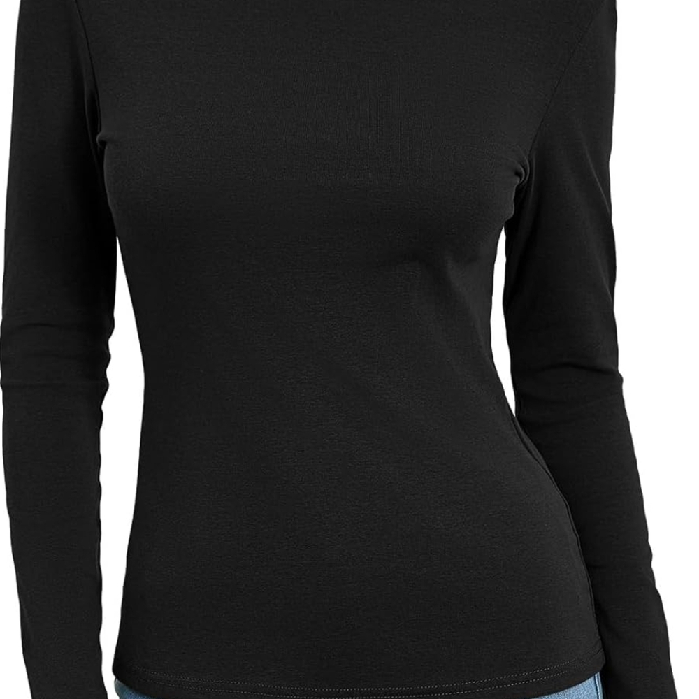 Classic Black Long Sleeve Top